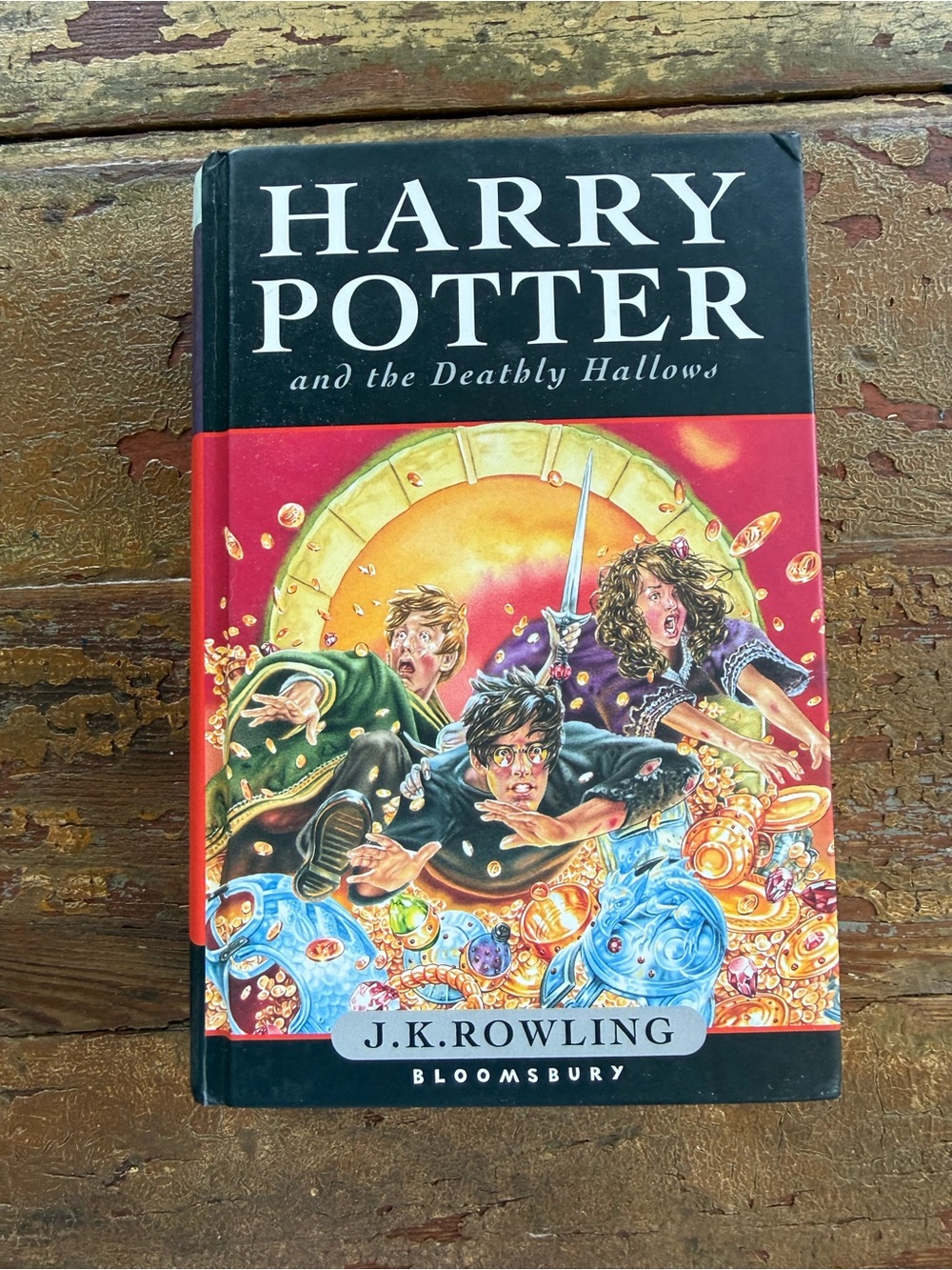 RARE Harry Potter & the Deathly Hallows UK 1st Edition 2007 Hard Cover